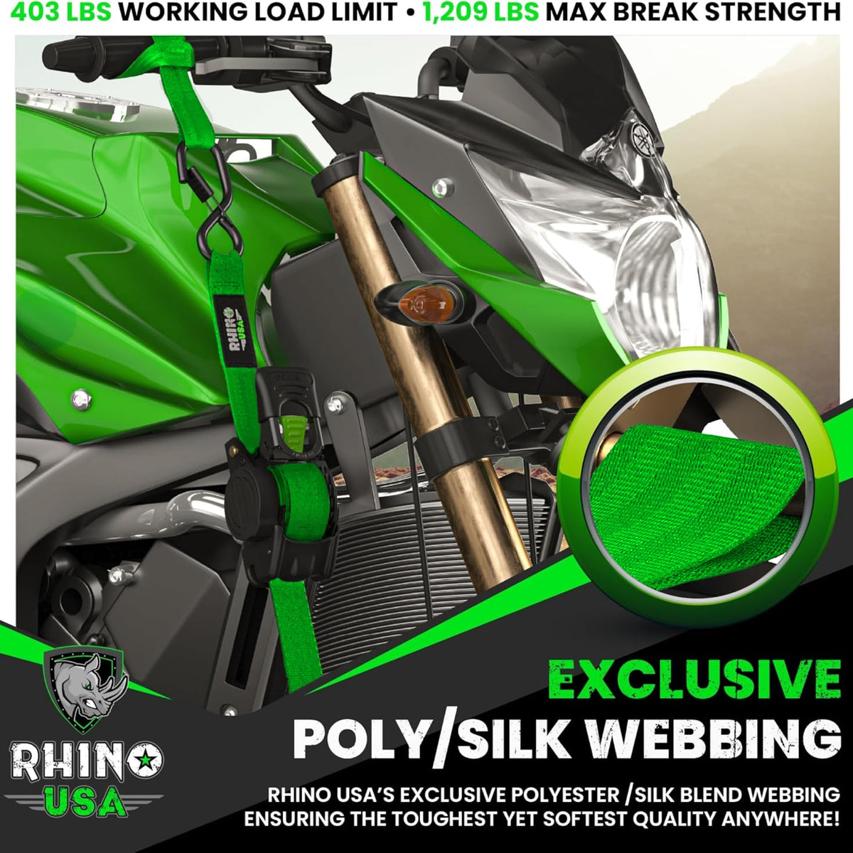 Rhino USA padded handle grip for comfortable tensioning