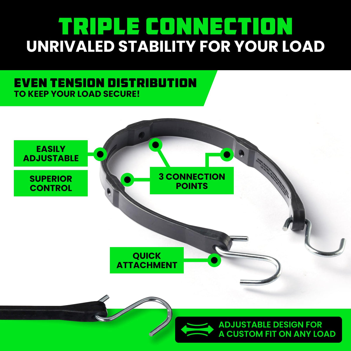 Rhino USA plastic-coated hooks protect painted surfaces during securing