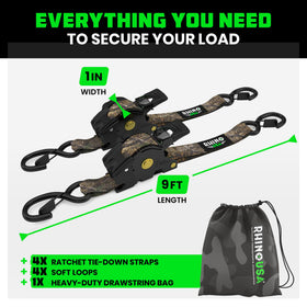 Rhino USA soft loop tie-down enables versatile anchor points on roofs.