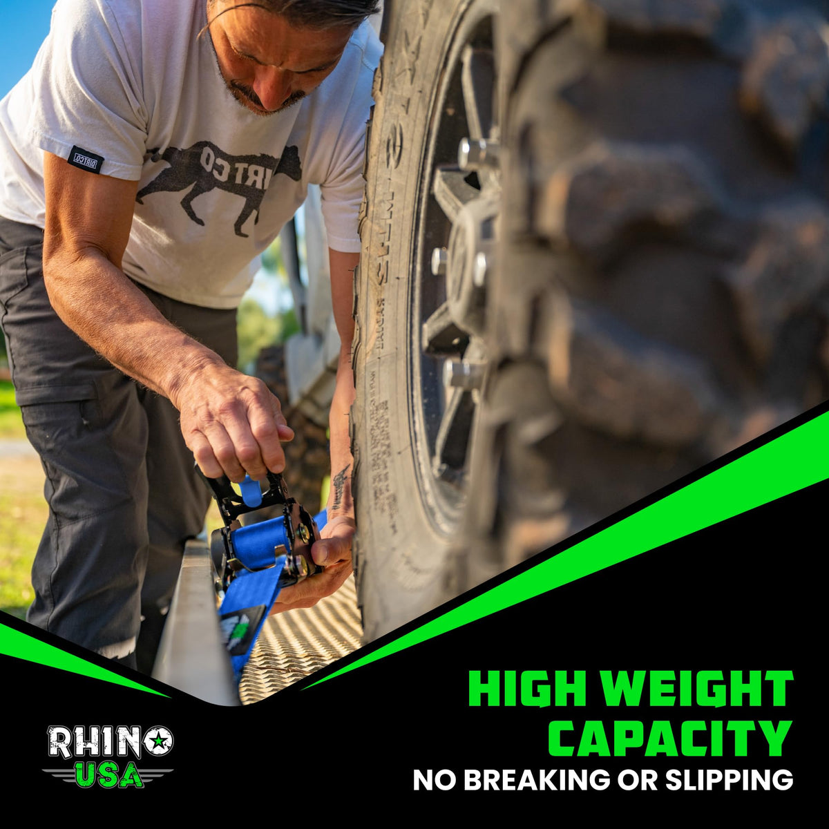 Rhino USA 4-pack in a proper storage setup for organized use