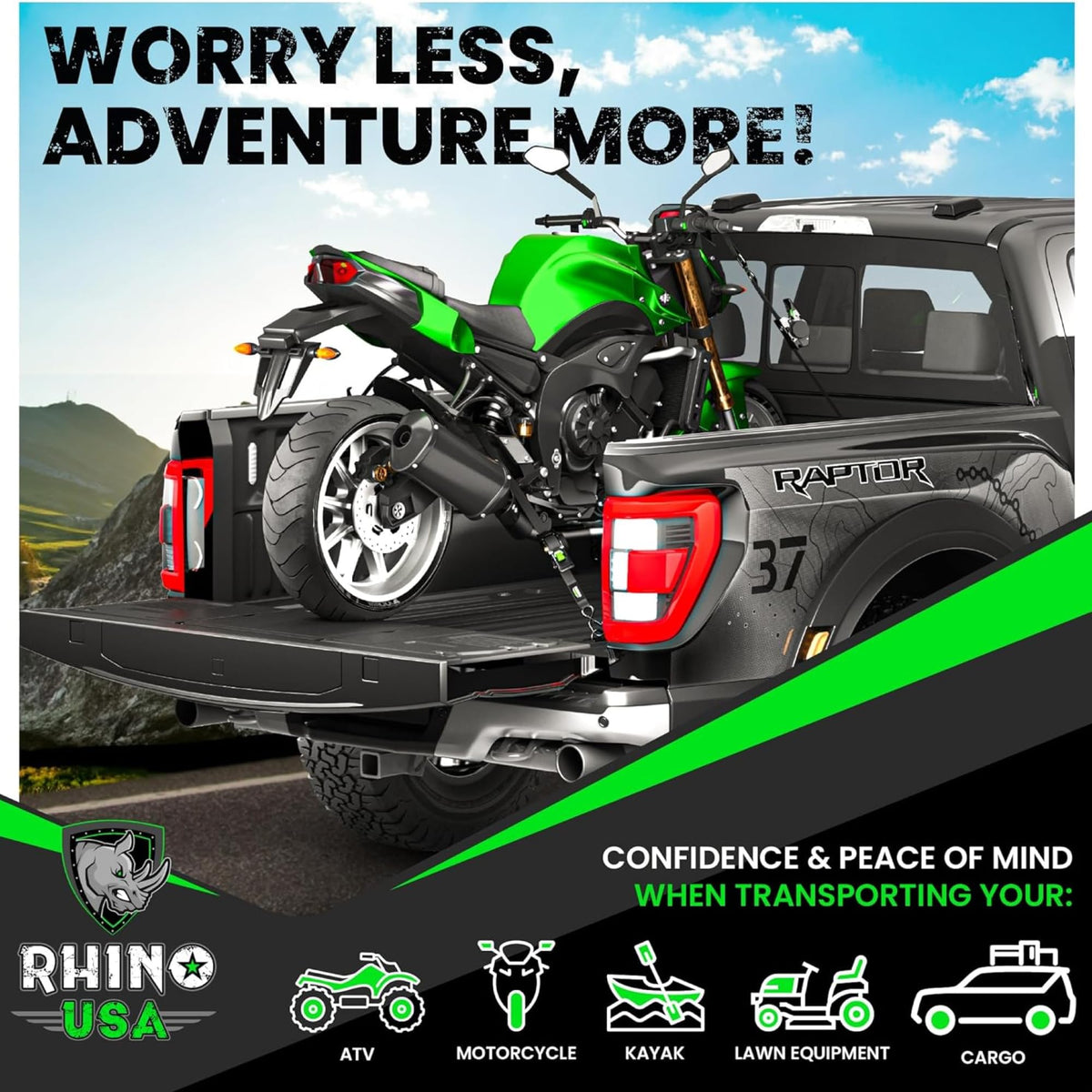 Rhino USA two-pack bundle ideal for trucks and trailers
