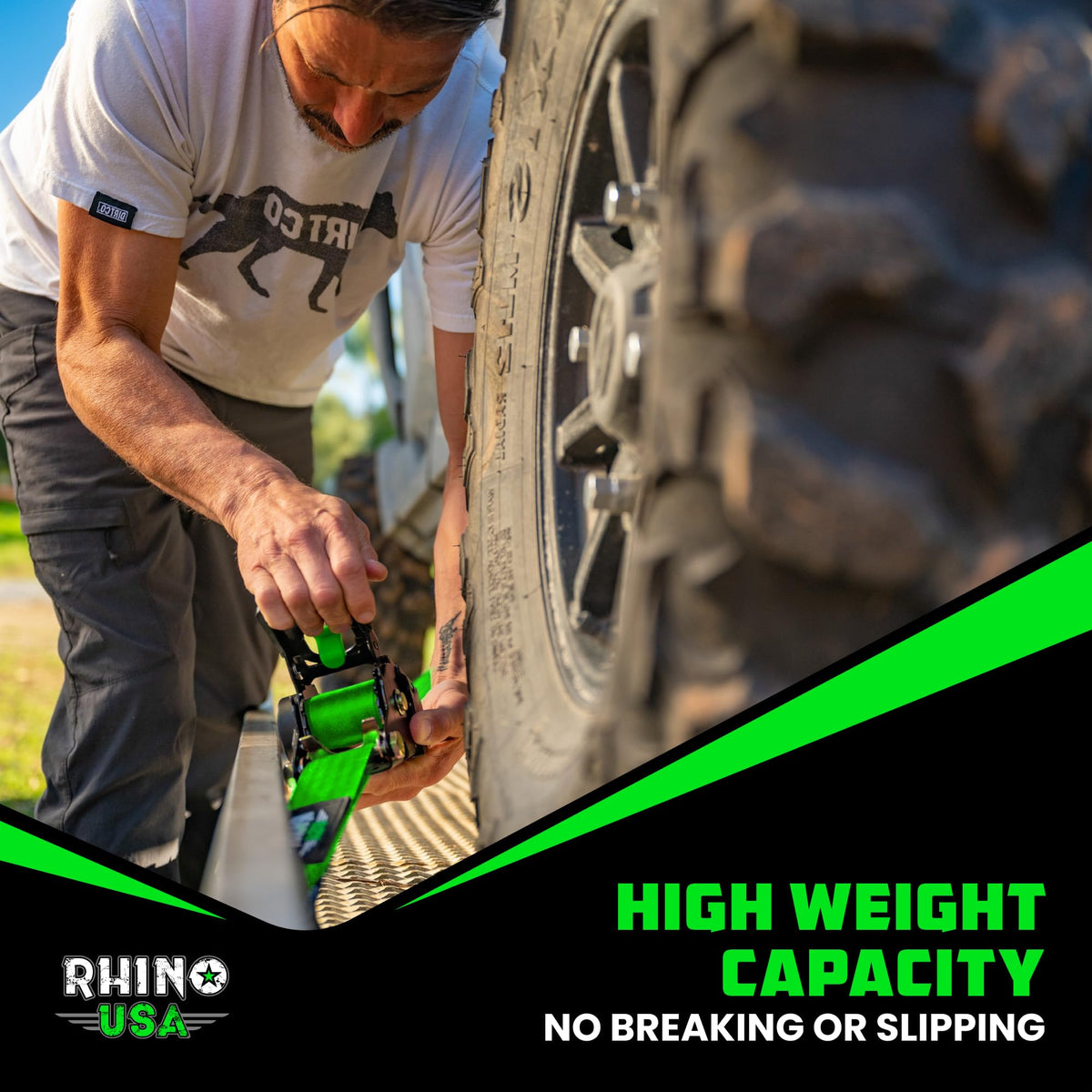 Rhino USA two-pack tie-downs for versatile cargo securing