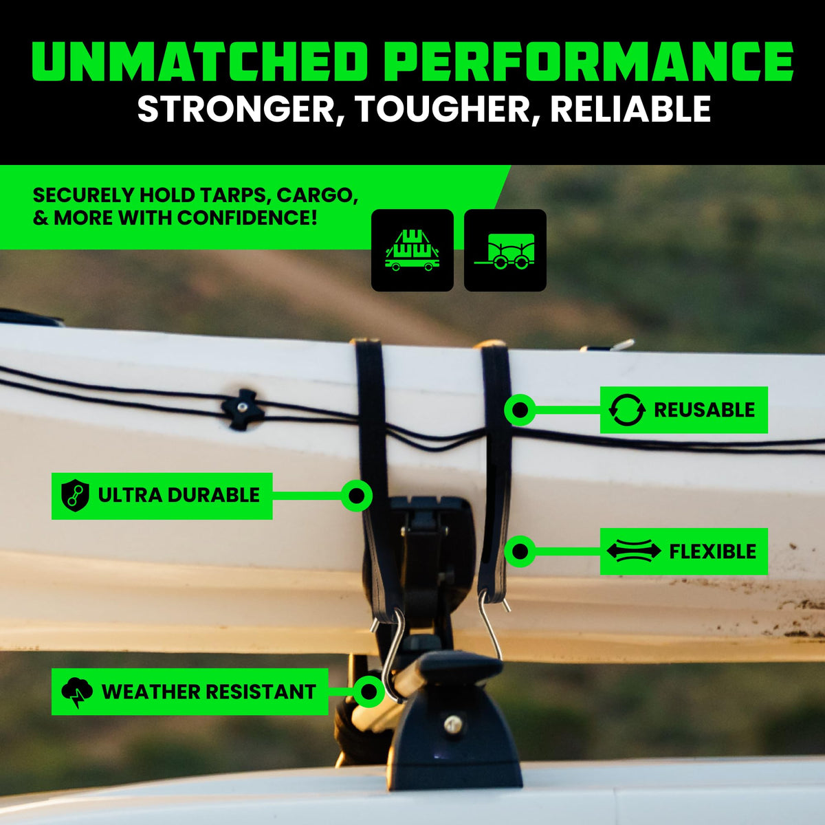 Rhino USA weather-resistant design suitable for rain and sun exposure