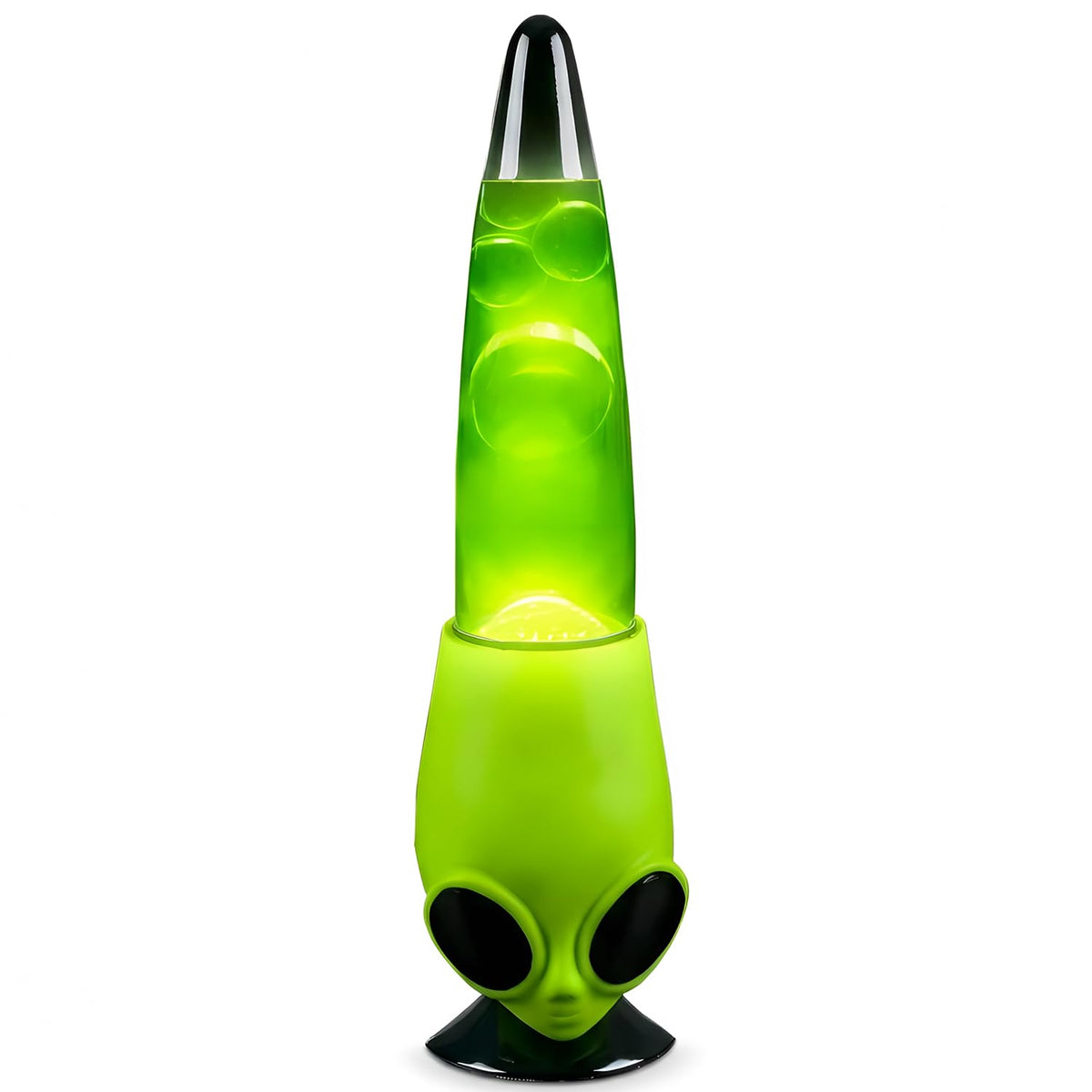 Rhode Island Novelty alien head wax motion lamp glowing ambiance for sci-fi rooms