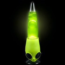 Rhode Island Novelty alien head wax motion lamp set up for a themed party