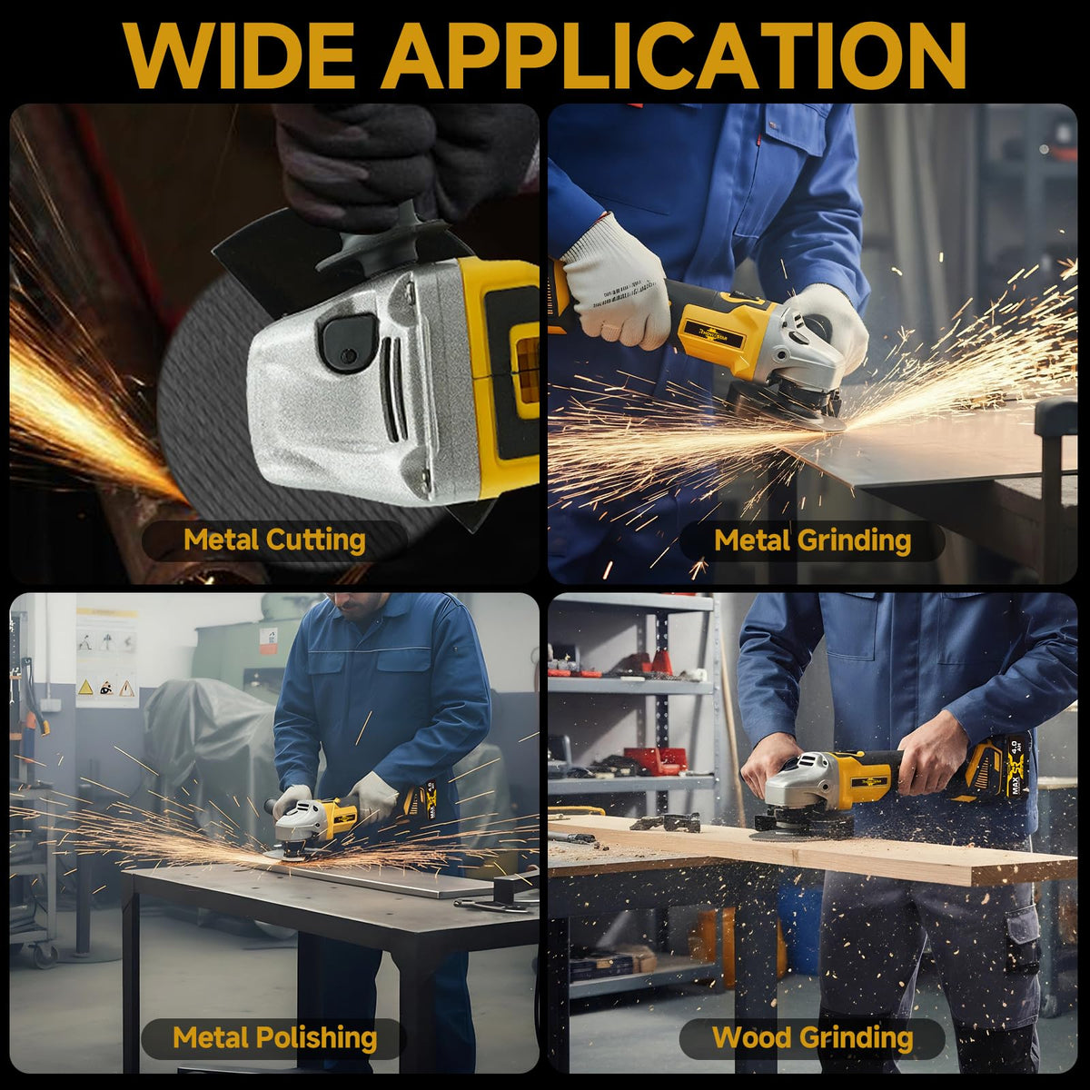 RhovixStar two 20V 4.0Ah batteries support longer cordless operation.