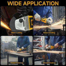 RhovixStar two 20V 4.0Ah batteries support longer cordless operation.