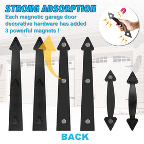 RHULKRUI Classics magnetic door handles close-up showing clean, removable decor without drilling