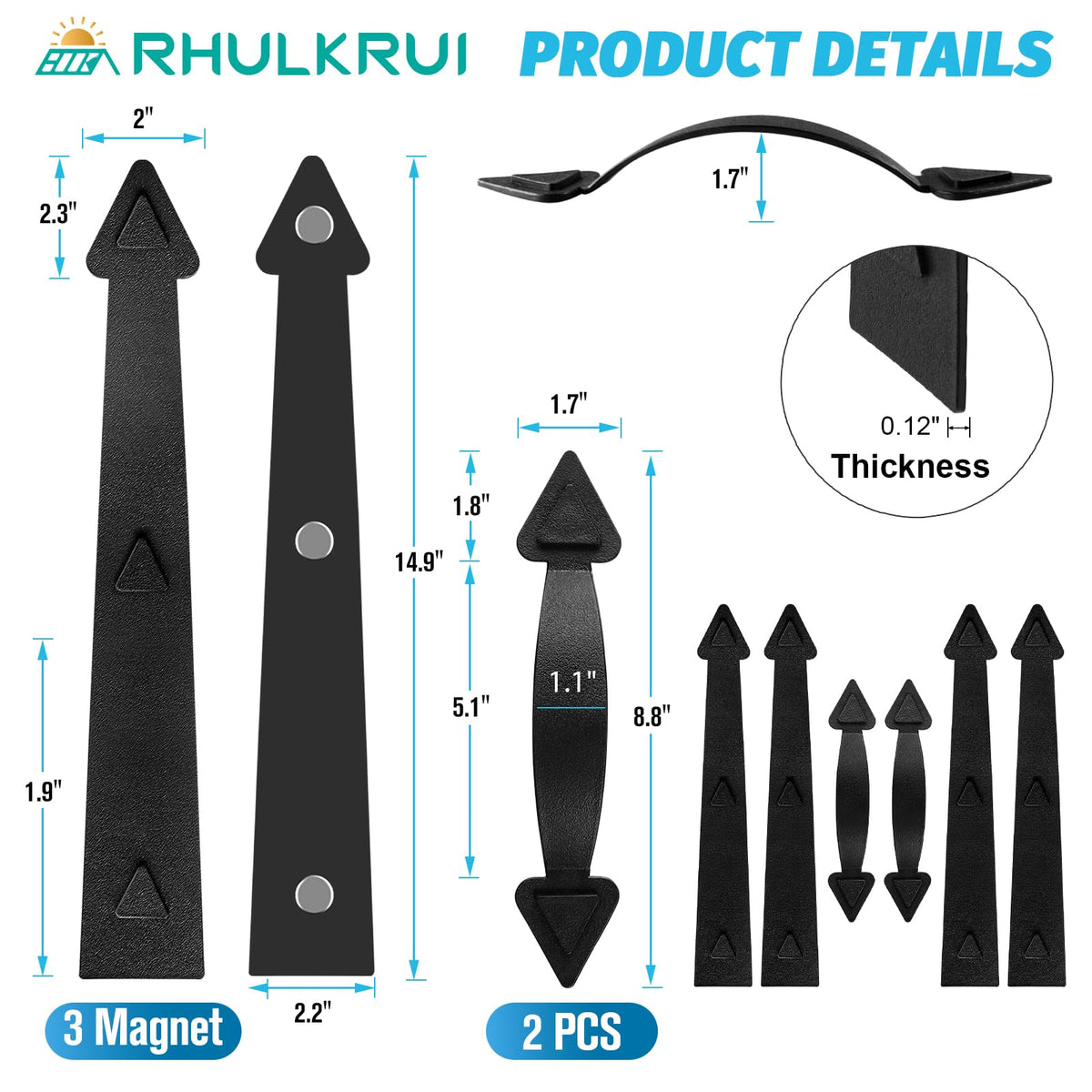 RHULKRUI Classics rust-proof plastic finish stands up to harsh conditions