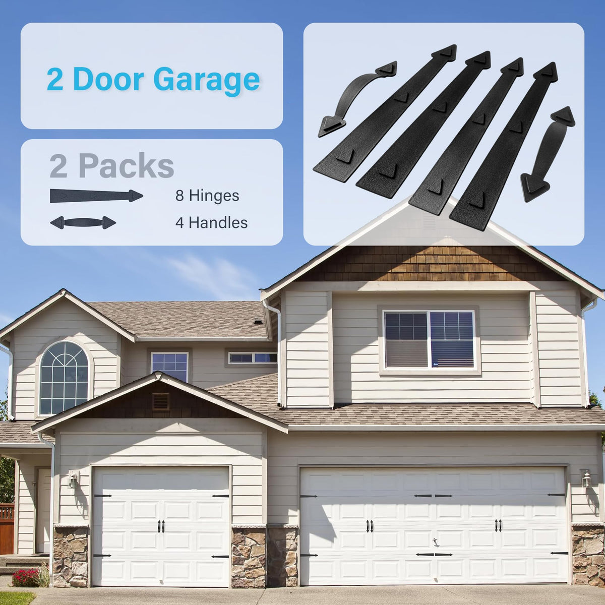 RHULKRUI classic-style magnets on door boost curb appeal