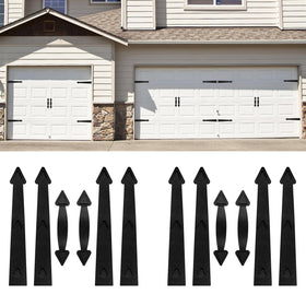 RHULKRUI magnetic hinges on iron door for quick decorative upgrade