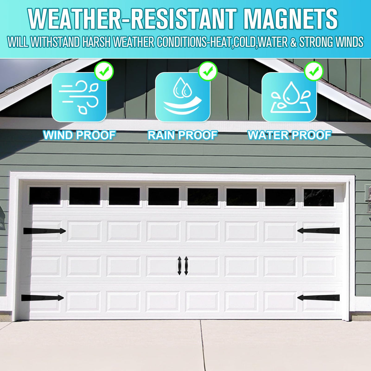 RHULKRUI reusable magnets for seasonal decor changes