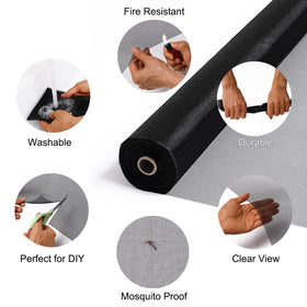 RhymBar fiberglass insect screen keeps patios comfortable and pest-free.