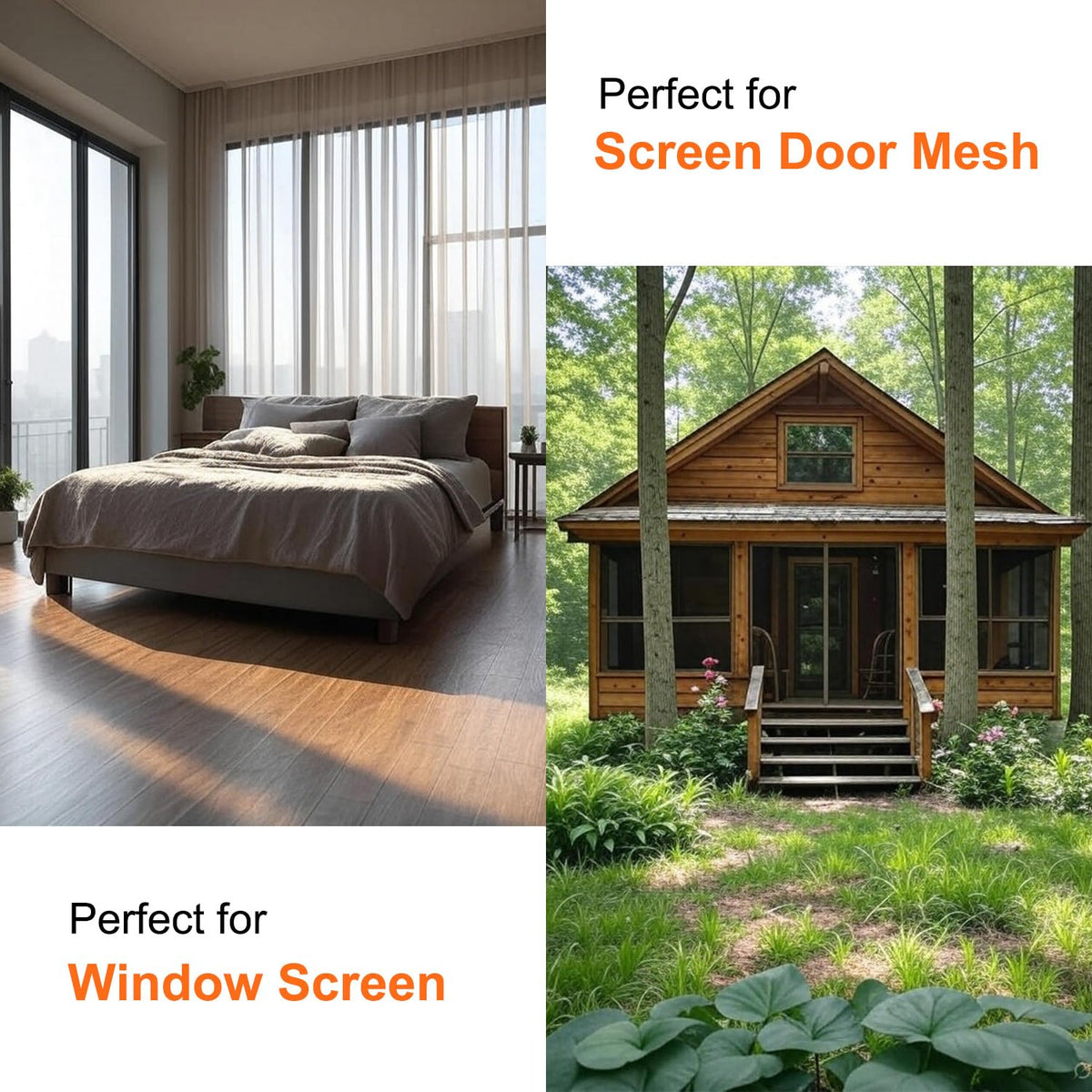 RhymBar heavy-duty screen mesh reduces pests while preserving airflow