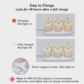 Rhytsing dimmable warm white light enhances table centerpieces.