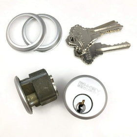 RI-KEY SECURITY ready-to-install mortise cylinders for storefront doors.