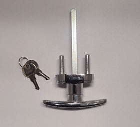 RI-KEY Security spring latch system securing overhead doors