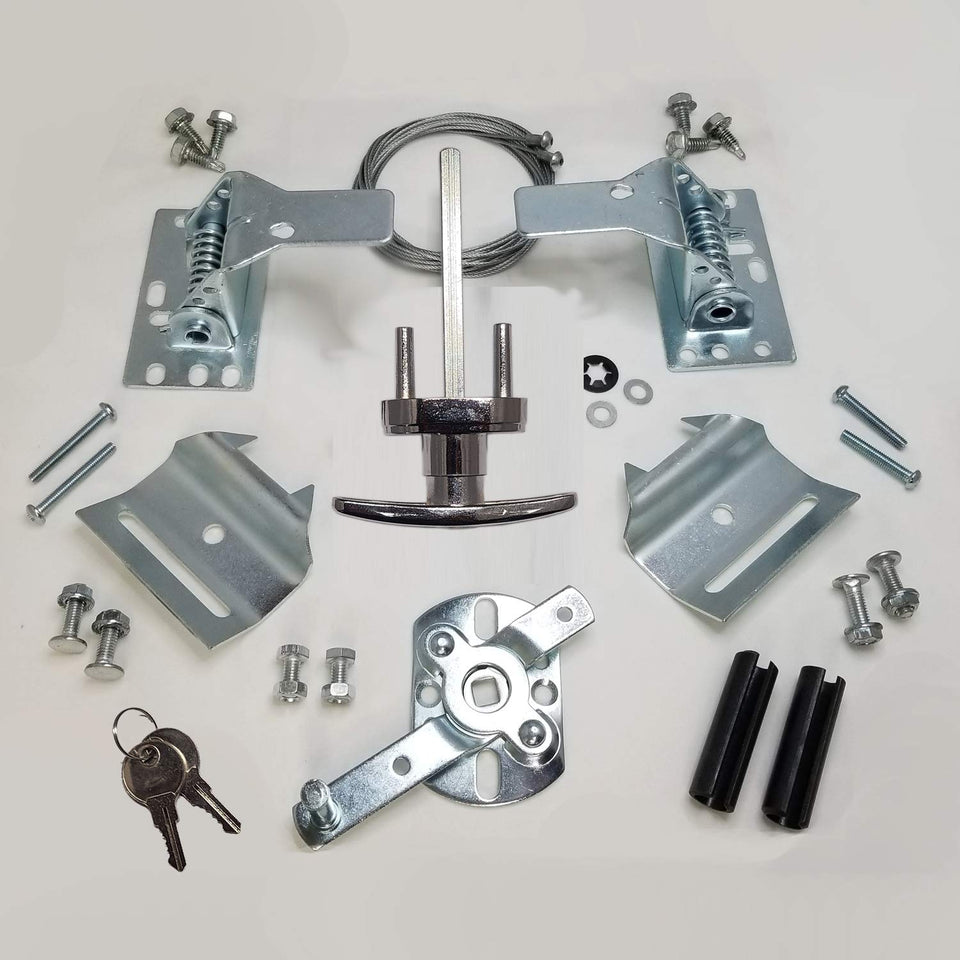 RI-KEY Security universal garage lock kit assembly for secure manual locking