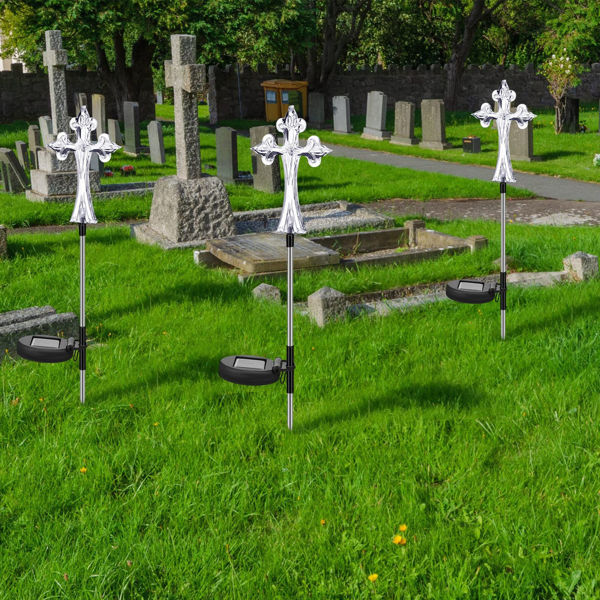 Riakrum four-cross pack set for graves and gardens