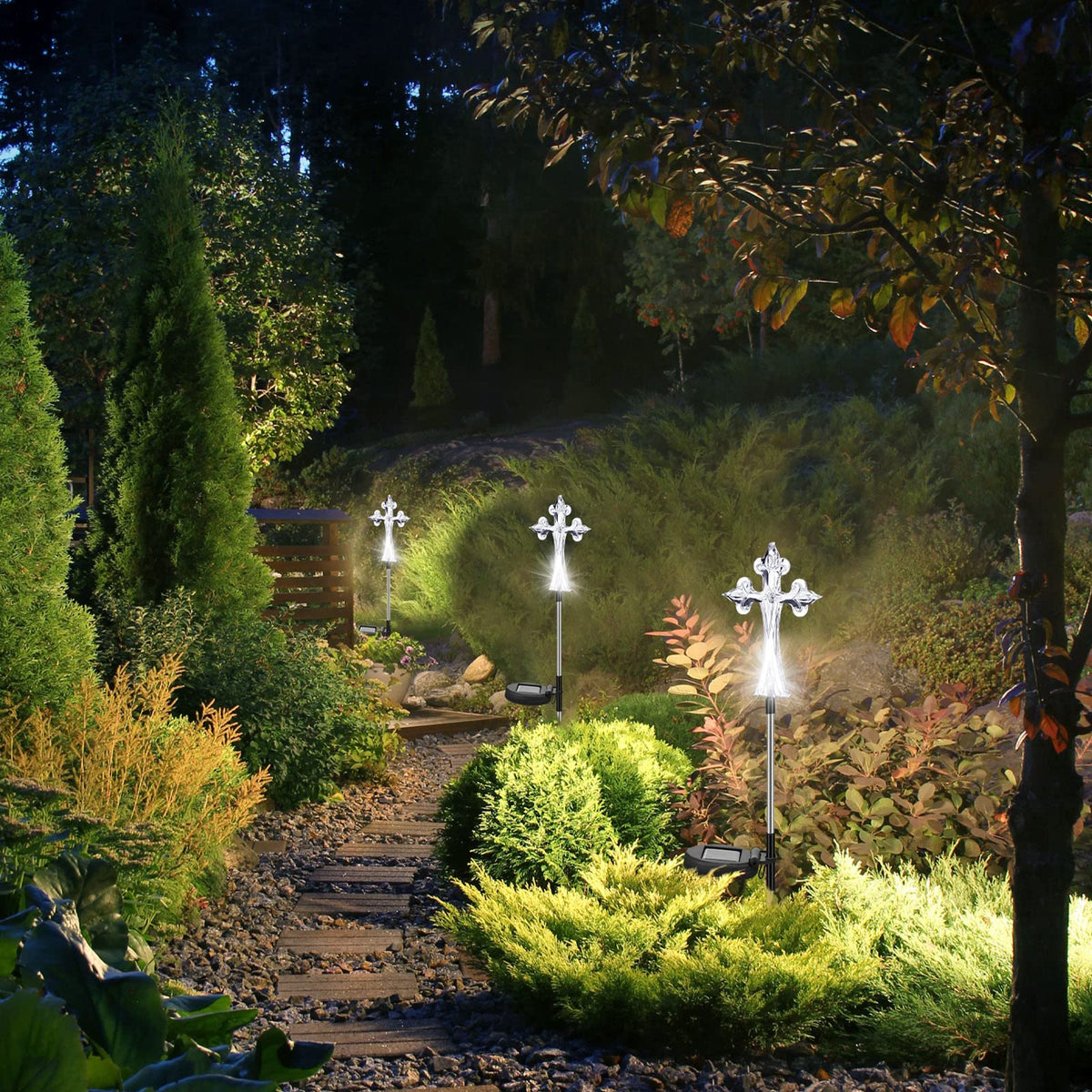 Riakrum waterproof cross design ready for all weather outdoor use