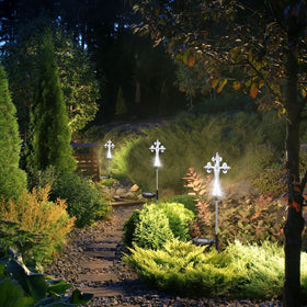 Riakrum waterproof cross design ready for all weather outdoor use