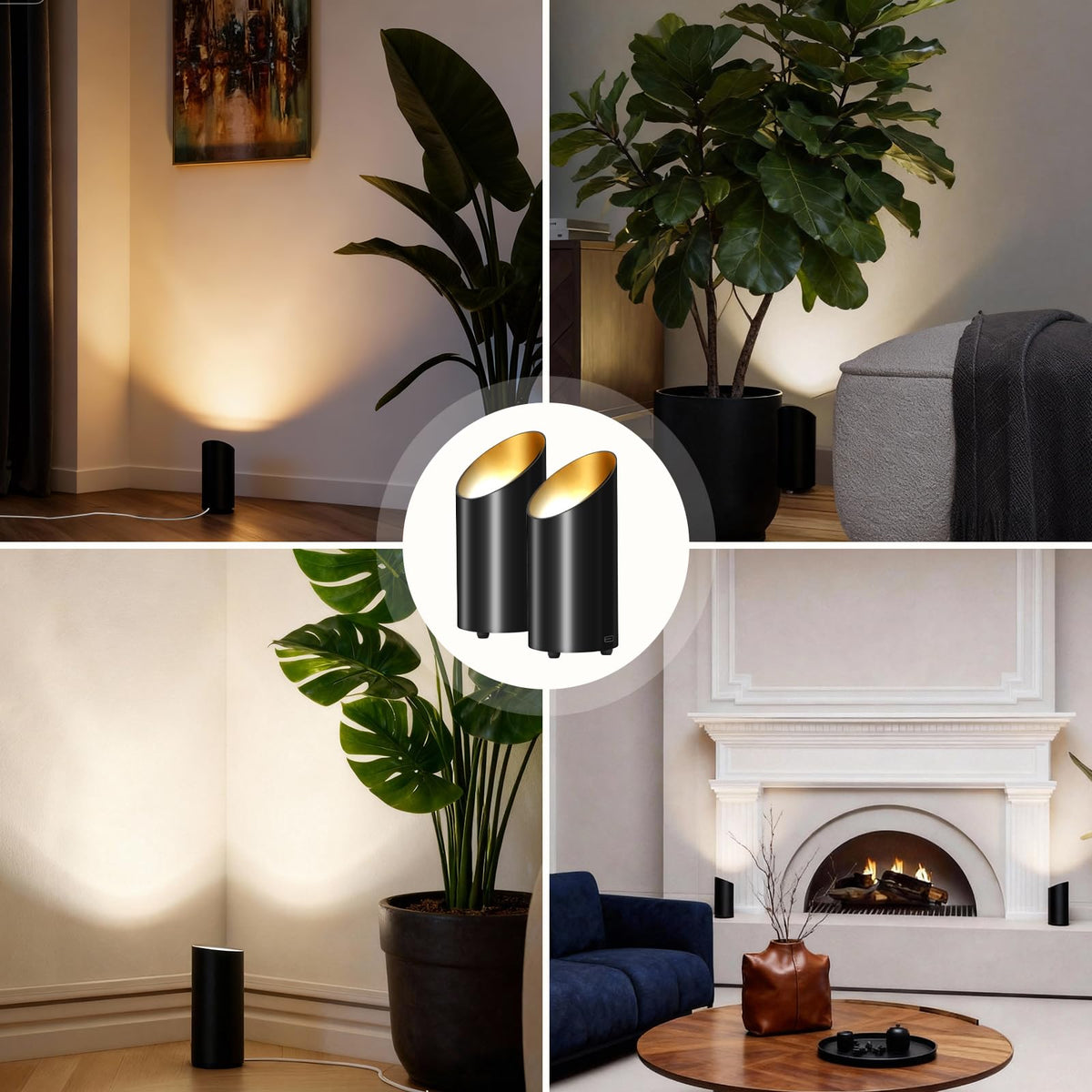 Ribgwo floor light enhancing room ambience around furniture