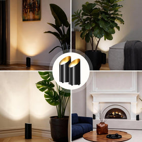 Ribgwo floor light enhancing room ambience around furniture