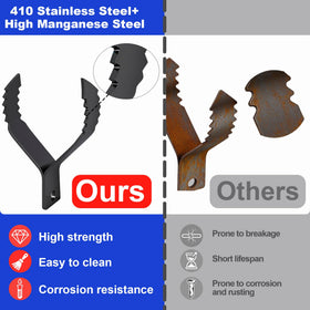 Richcat drain snake in wet-environment use demonstrates corrosion resistance.