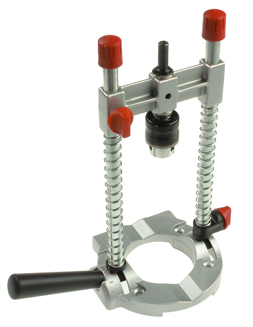 Richelieu multi angled drill guide attached to a 3/8-inch chuck for precise alignment