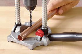 Richelieu drill guide portable tool ideal for tight spaces and on-site work