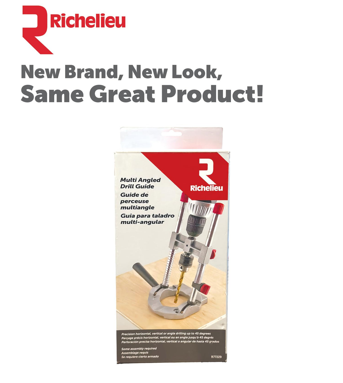 Richelieu drill guide quick setup saves time on job sites