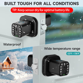 Richelock weatherproof lock designed for indoor outdoor use