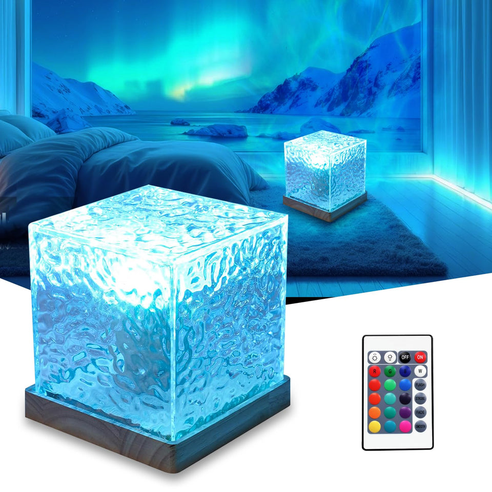 RICHMYC Ocean Wave Projector Light front view for calming room ambience