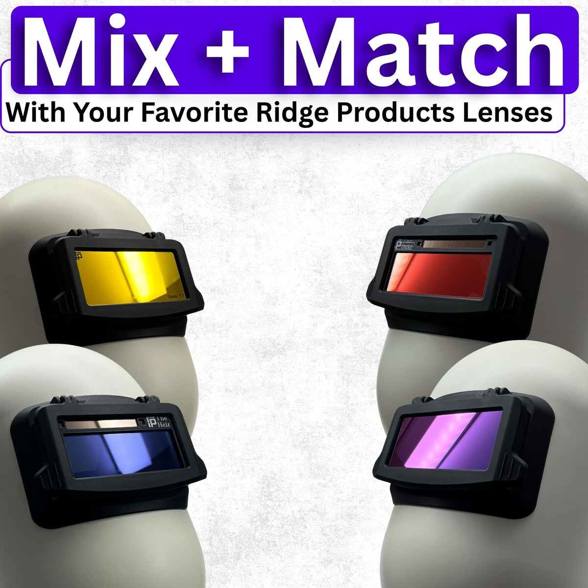 Ridge Throne 1.0 slim profile minimizes interference during welding.