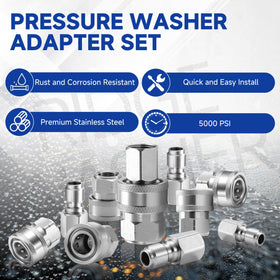 RIDGE WASHER 12-piece set shown with compact, organized layout.