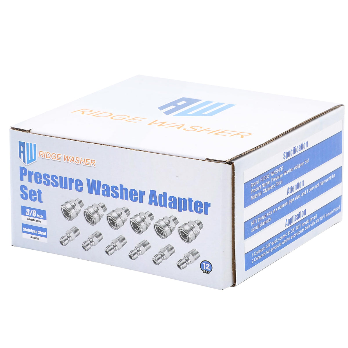 RIDGE WASHER supports up to 5000 PSI for demanding cleaning tasks.