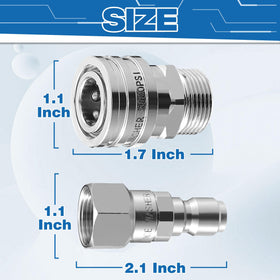 RIDGE WASHER hose connection point for easy setup and reach