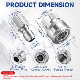 RIDGE WASHER NPT adapters demonstrating precision threads for secure attachments.