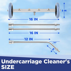 RIDGE WASHER packaged kit including all wands and foam cannon