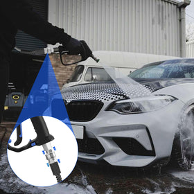 RIDGE WASHER stainless-steel adapters resist corrosion in tough cleaning jobs.