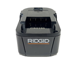 RIDGID 18V AC87004 in charging dock showcases quick recharge readiness.
