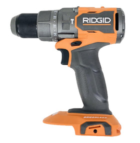 RIDGID 18V Hammer Drill front view showing compact design for easy overhead tasks
