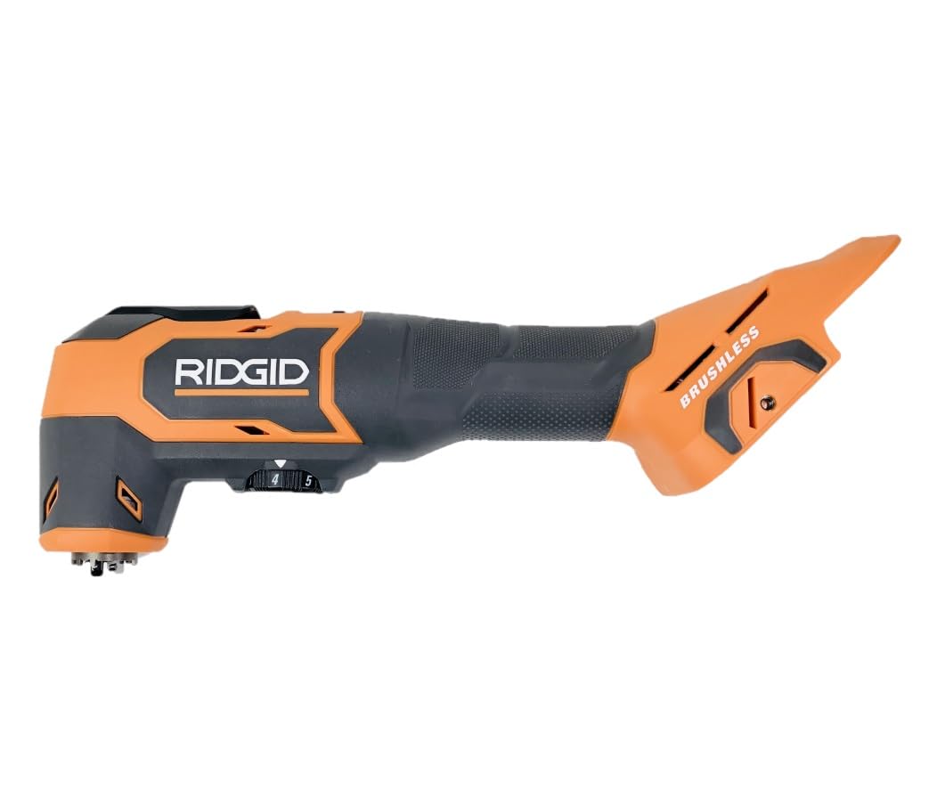 RIDGID ergonomic handle shown for comfortable, steady operation