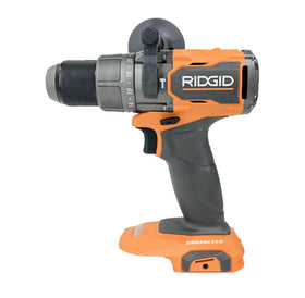 RIDGID 18V Hammer Drill drilling into metal for sturdy fastening