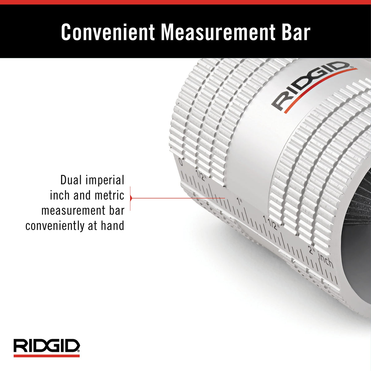 RIDGID 223S hardened steel construction for rugged daily use