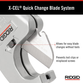 RIDGID RC-1625 capacity 1/8–1-5/8 inches for versatile tubing.