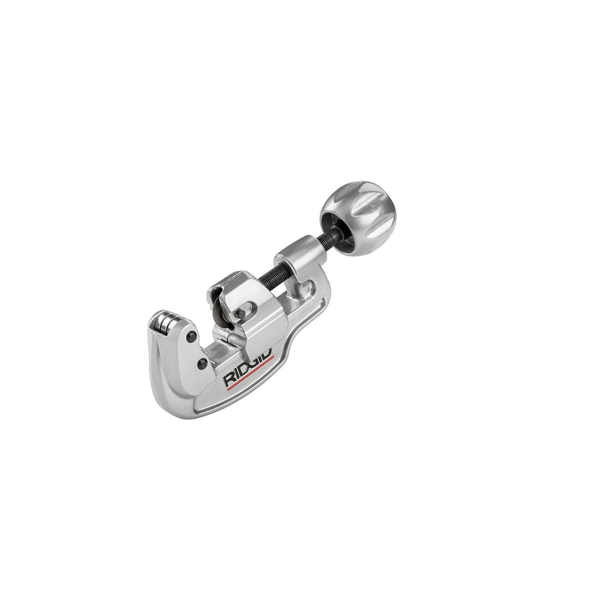 Ridgid 29963 35S ergonomic knob enables quick adjustments during tubing work.
