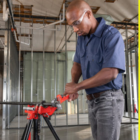 RIDGID 31010 lightweight 1.75 lb wrench suitable for overhead tasks.