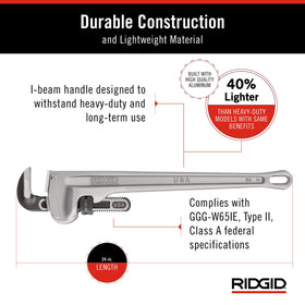 RIDGID 31105 Model 824 3-inch capacity enables versatile pipe work.