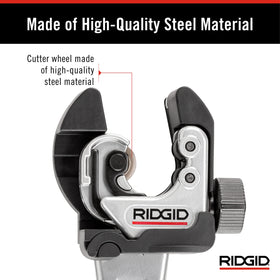 Compact ergonomic Ridgid cutter designed for restricted spaces.